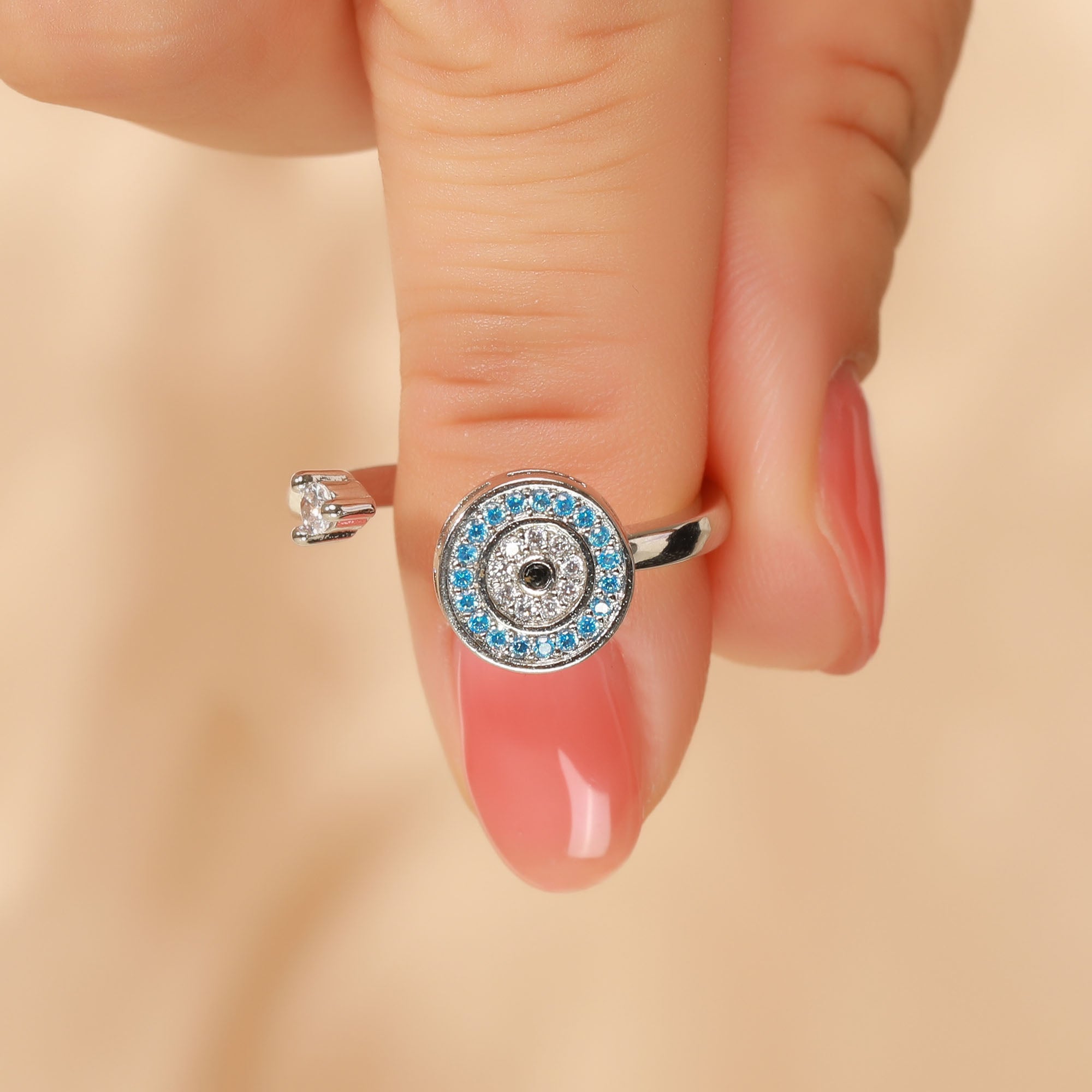To My Daughter - Evil Eye Fidget Ring