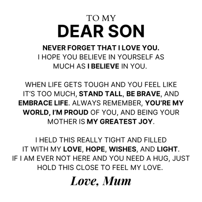 Mother And Son 'Love You Forever' Bracelet