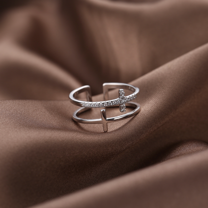 double cross ring