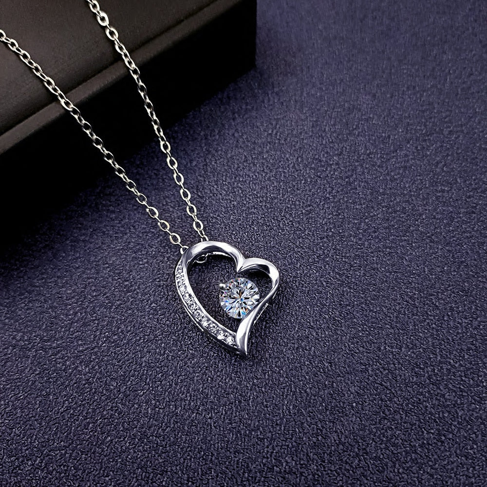 Daughter Necklace From Dad - Love Heart Necklace - Dad Got You