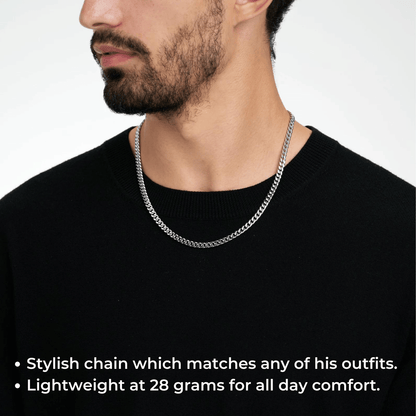To My Son Necklace - Cuban Link Chain - I Believe In You