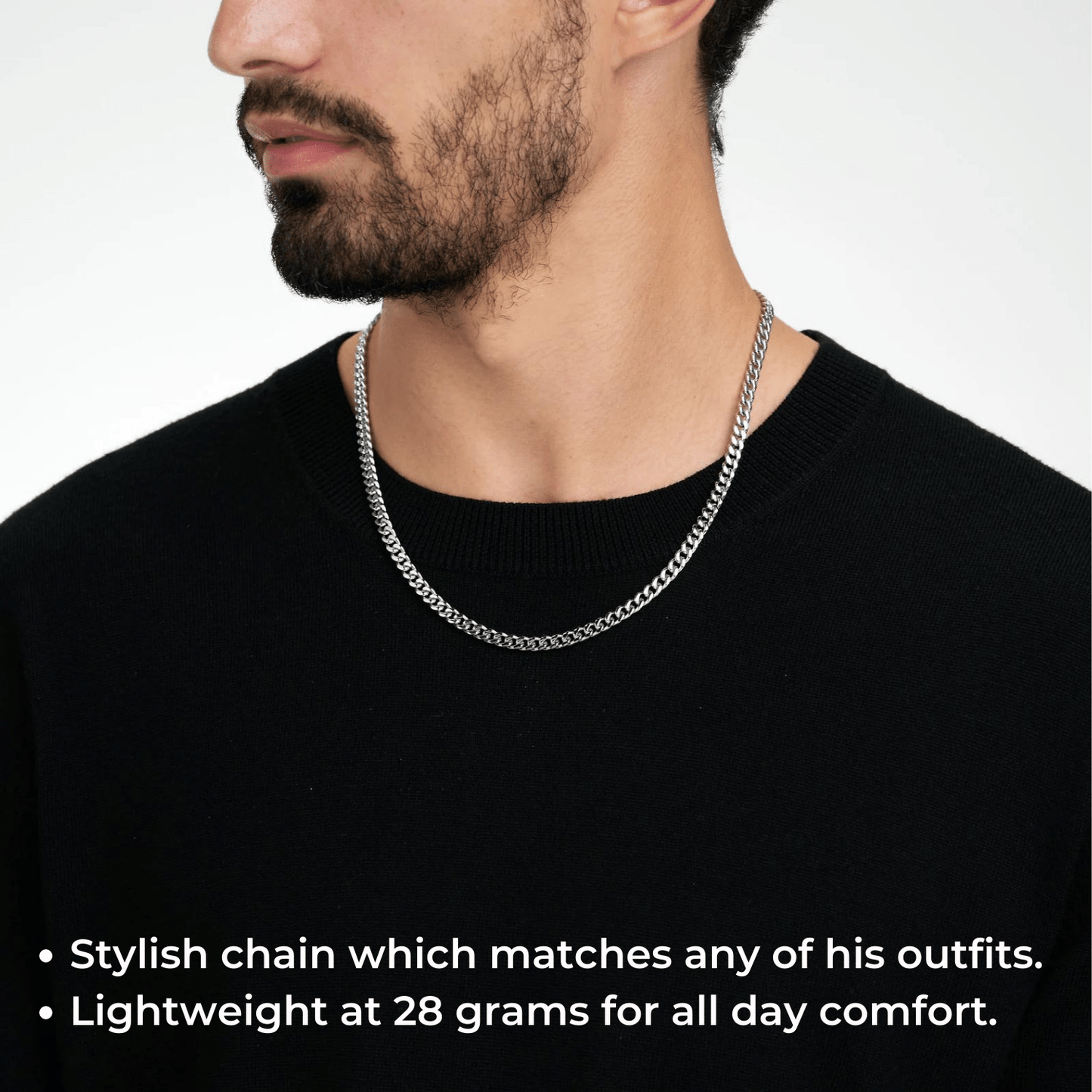 To My Dear Son Necklace - Cuban Link Chain - I Am Proud Of You