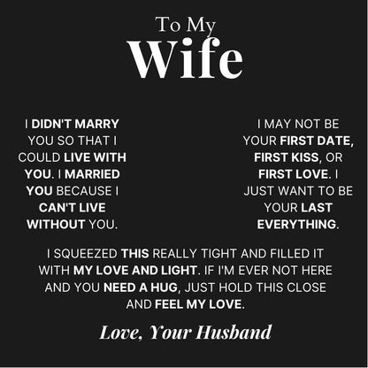 To My Wife - Love Heart Necklace - Your Last Everything