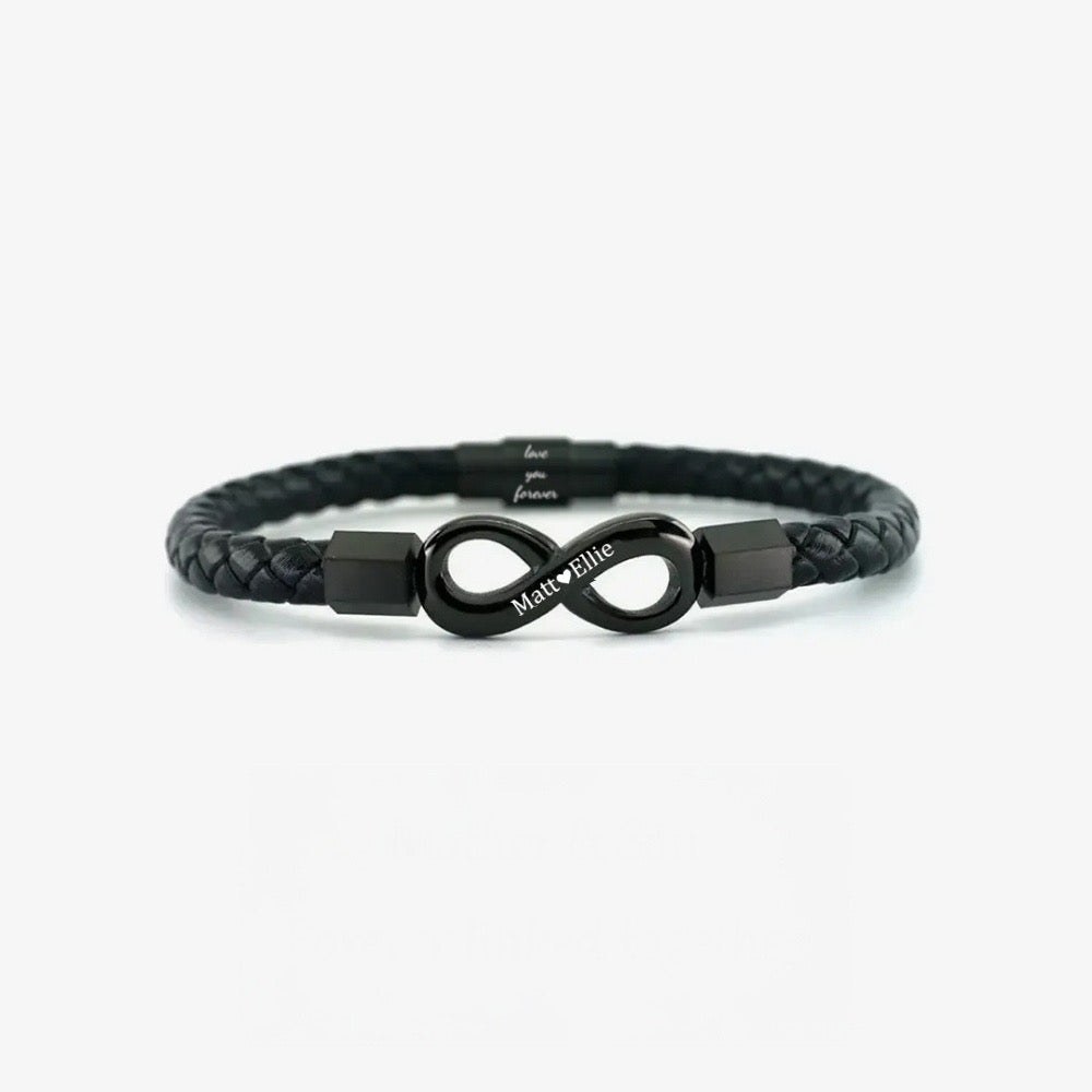 To My Man - Infinity Personalised Bracelet