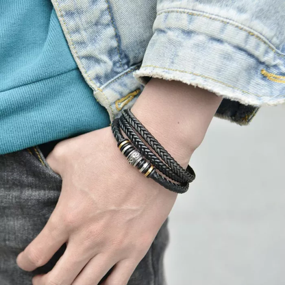 To My Grandson 'Love You Forever' Bracelet