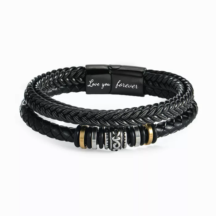 To My Grandson 'Love You Forever' Bracelet