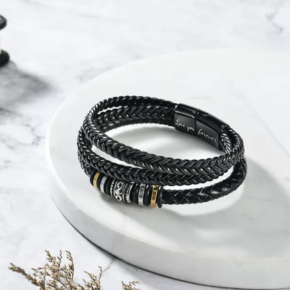To My Dad 'Love You Forever' Bracelet