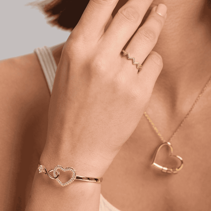Highs and Lows Ring for Daughter with ‘Love from Mum’ Engraving & Card