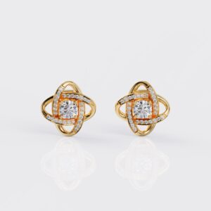 Love Knot Earrings - 18k Gold