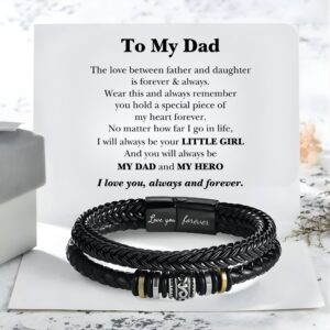 To My Dad 'Love You Forever' Bracelet