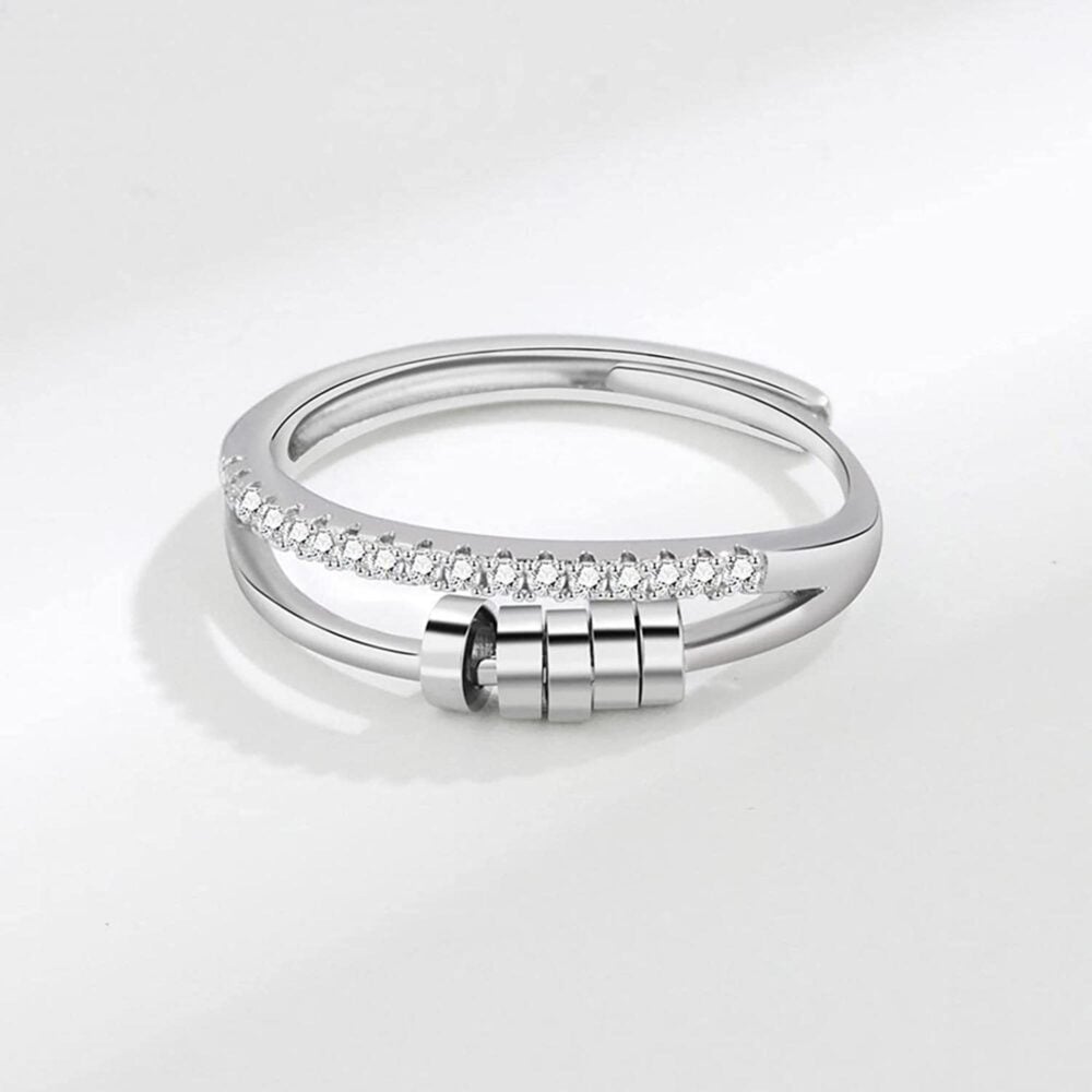 Spinning Beads Fidget Ring