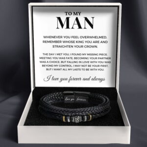 To My Man 'Love You Forever' Bracelet