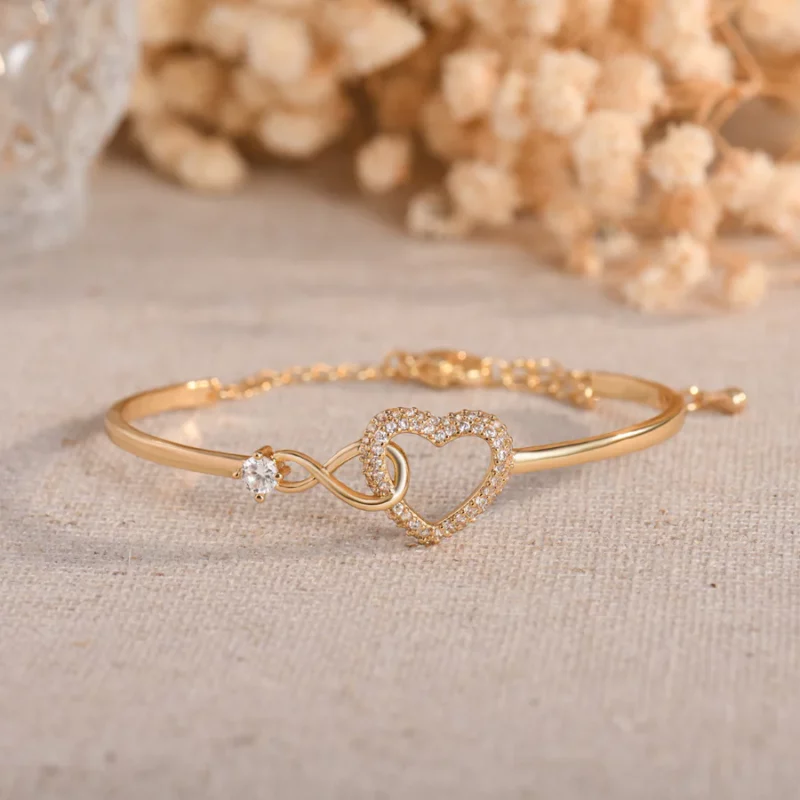 Mother Daughter – Infinity Heart Bracelet – Ellie Grace Jewellery AU