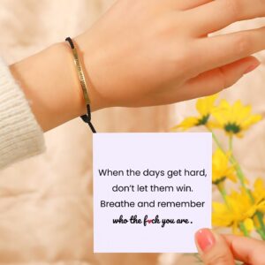 Don't Let The Hard Days Win - Tube Bracelet