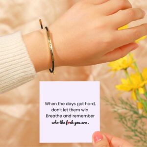 Remember Who The F*ck You Are - Tube Bracelet