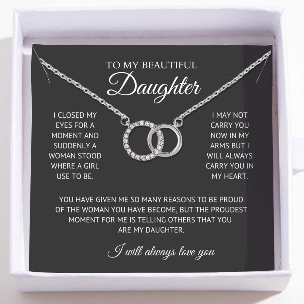To My Beautiful Daughter - Perfect Pair Necklace