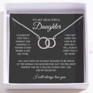 To My Beautiful Daughter - Perfect Pair Necklace