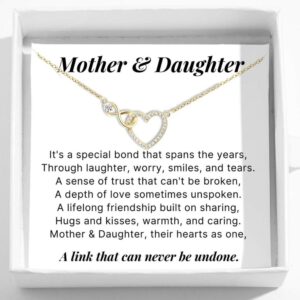 Mother Daughter - Infinity Heart Necklace