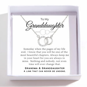 To My Granddaughter - Forever Linked Necklace