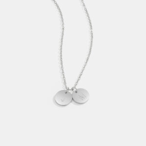 Initial Disc Necklace