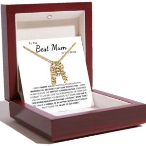 Family Tag Necklace - Heart of The Family