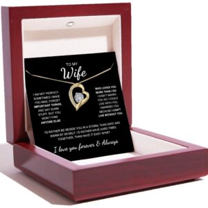 To My Wife - Love Heart Necklace