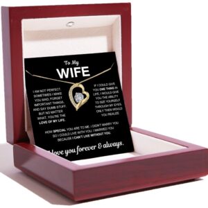 To My Wife - Love Heart Necklace