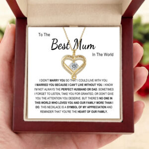 To My Wife – I Love You Forever & Always Necklace