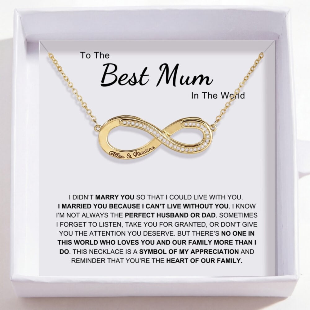 To My Wife – Love Is Infinity Necklace