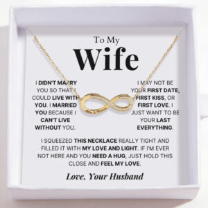 To My Wife – Love Is Infinity Necklace