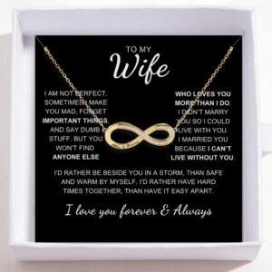 To My Wife – Love Is Infinity Necklace