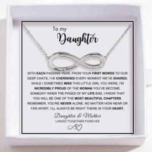 To My Daughter – Love Is Infinity Necklace