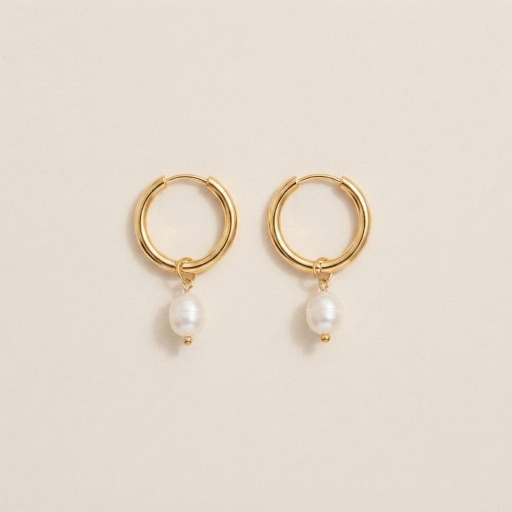 Mira Pearl Hoops