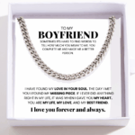 To My Boyfriend - Cuban Link Chain - My Life, My Love, My Bestfriend