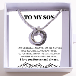To My Son Necklace - I Believe In You