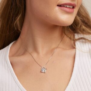 Love Knot Necklace - Proud That You Are Our Daughter From Mum & Dad