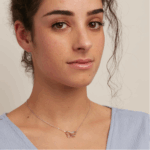 Interlocking Hearts Necklace For Sister - Lucky To Have You