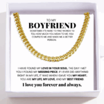 To My Boyfriend - Cuban Link Chain - My Life, My Love, My Bestfriend