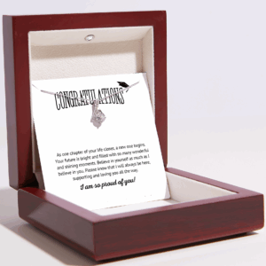 Graduation Necklace - Infinite Love Necklace For Daughter - So Proud Of You