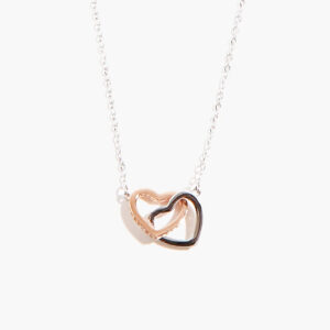 To My Granddaughter - Interlocking Heart Necklace - Always Have Your Back