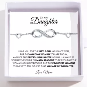 Infinite Love Bracelet For Daughter - Proud That You Are My Daughter