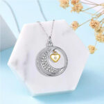 To The Moon and Back Necklace for Sister